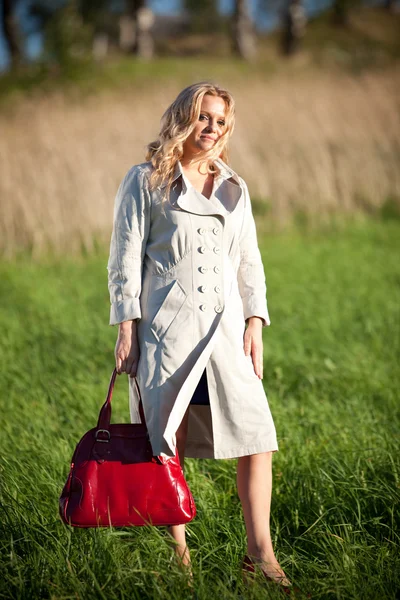 stock image Woman in the field