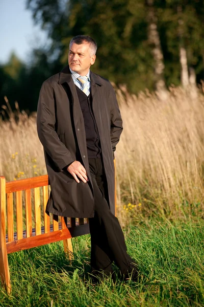 Adult man outdoors — Stock Photo, Image