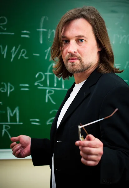 Physics teacher — Stock Photo, Image