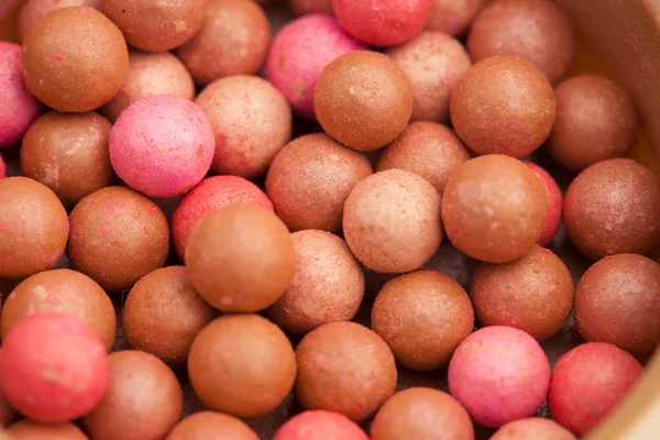 Cosmetics rouge blusher ball — Stock Photo, Image