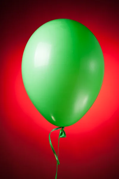 Balon udara hijau meriah — Stok Foto