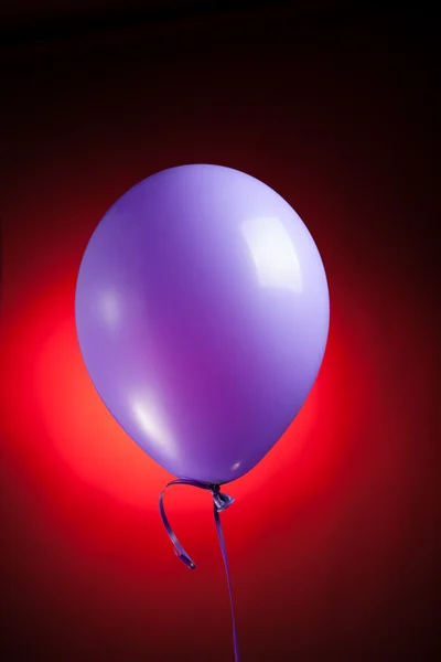 Festive purple air balloon — Stock Photo, Image