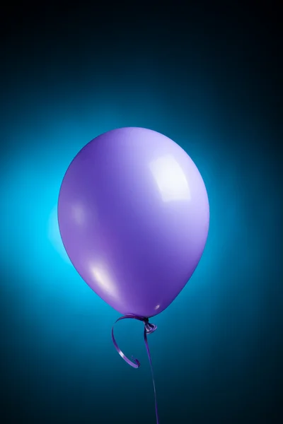 Balon udara ungu festival — Stok Foto