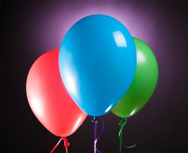 Uroczysty rgb multicolor balonie — Zdjęcie stockowe