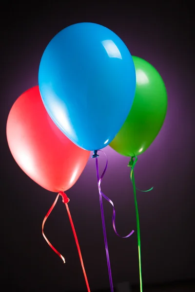お祝いの多色 rgb 空気風船 — ストック写真
