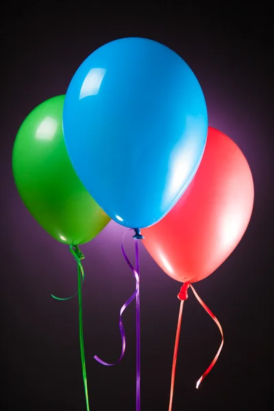 Palloncini d'aria multicolore festivi rgb — Foto Stock