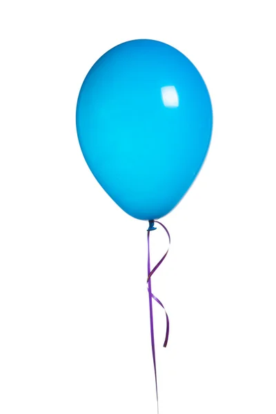 Blå luftballong – stockfoto