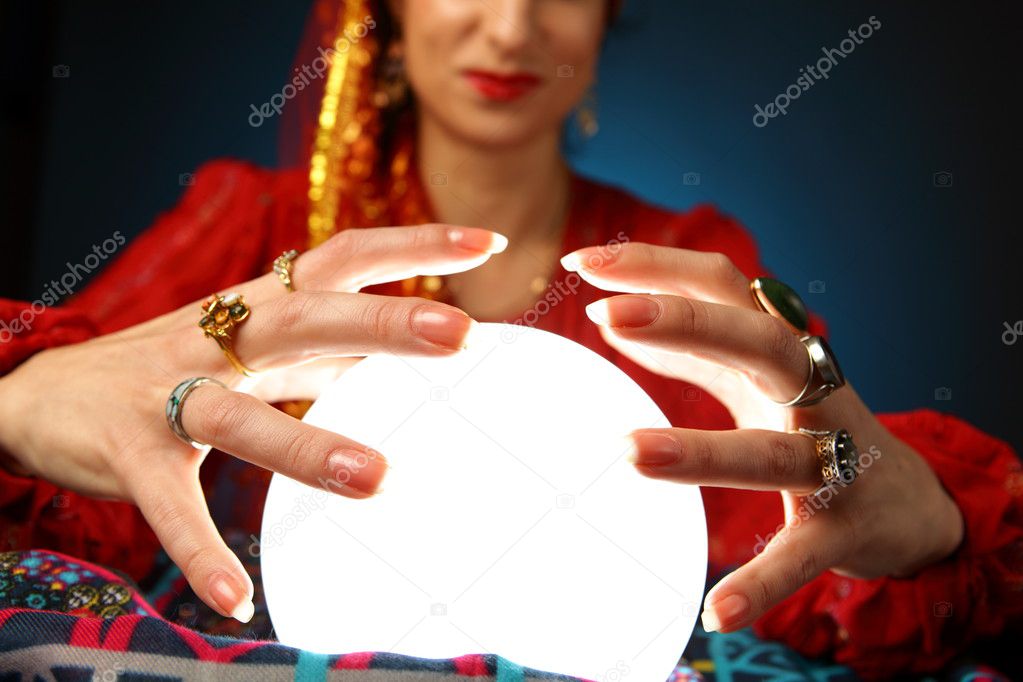 Fortune-teller's hands
