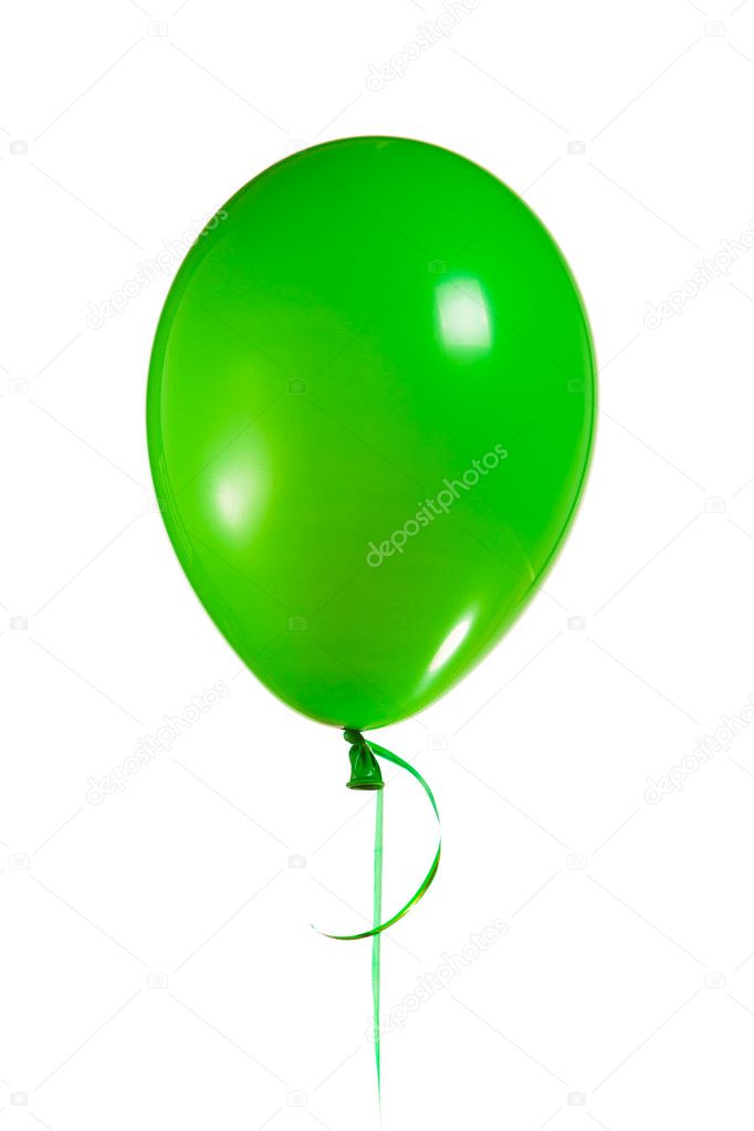 Green air balloon