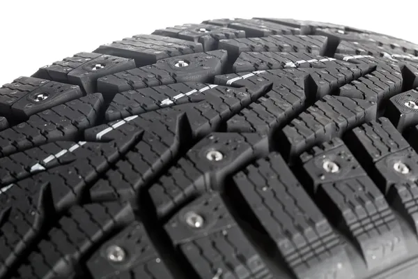Záběr pneumatiky zimní trn — Stock fotografie