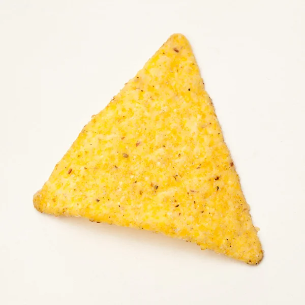 Mexican nachos på vit — Stockfoto