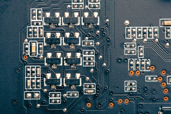 Placa de circuito impreso —  Fotos de Stock