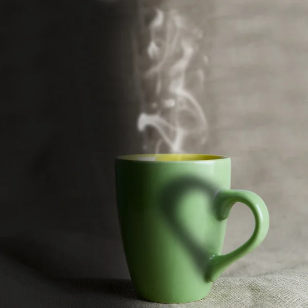 stock image Mug with hot coffee.