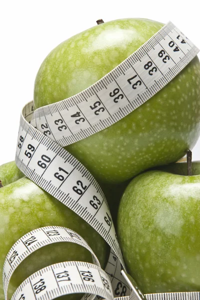 Diet with apples. — Stock Photo, Image