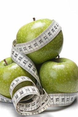 Apples to lose weight. clipart