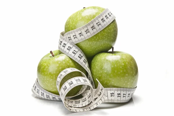 Apples for dieting. — Stock Photo, Image