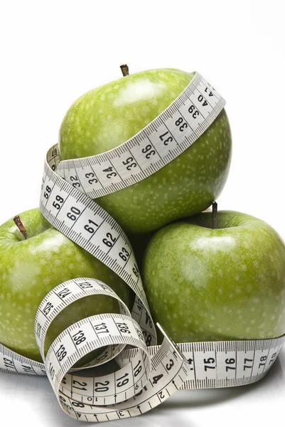 Manzanas para perder peso . — Foto de Stock