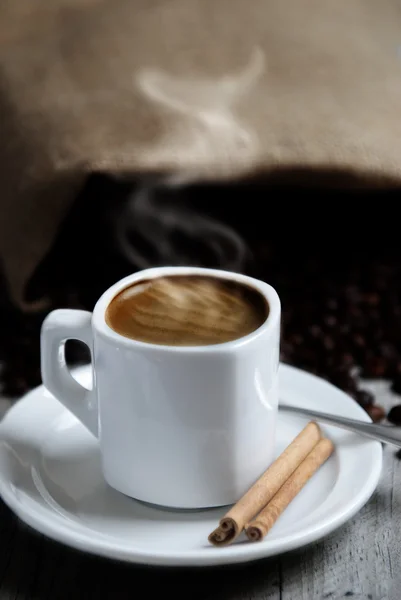 Delicioso café expresso . — Fotografia de Stock