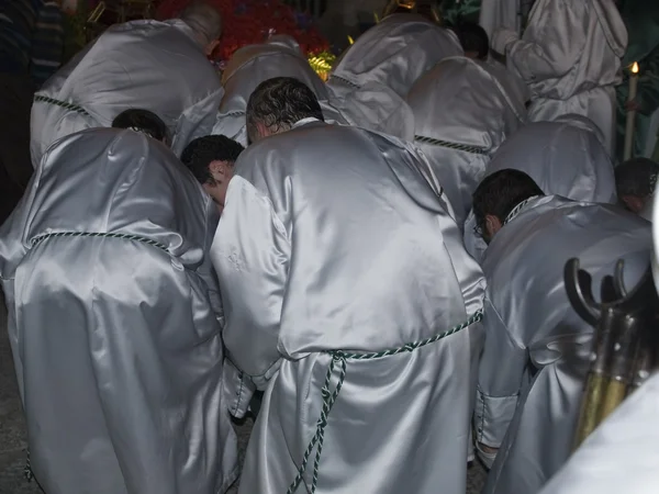 Nazarenos en procesión —  Fotos de Stock