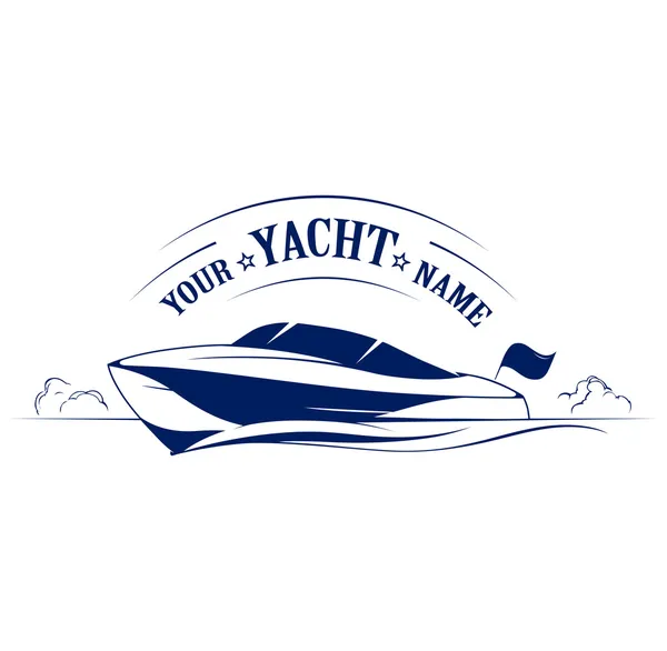 Icona barca velocità — Vettoriale Stock