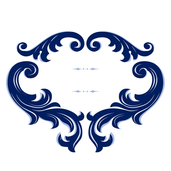 Frontera emblema vintage — Vector de stock