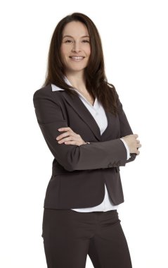 Professional Woman on White clipart