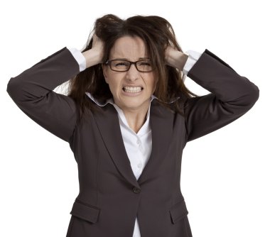 Sinirli İş Kadını