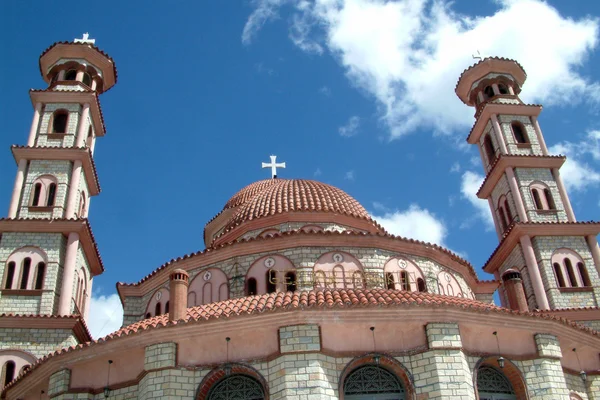 Korcha, Arnavutluk 'taki Ortodoks Kilisesi — Stok fotoğraf