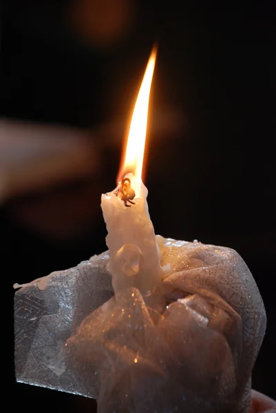 蜡烛, 一 — 图库照片