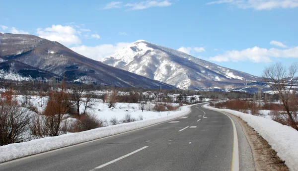 stock image Road in winter