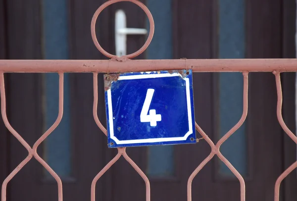 Door,street numbers — Stock Photo, Image