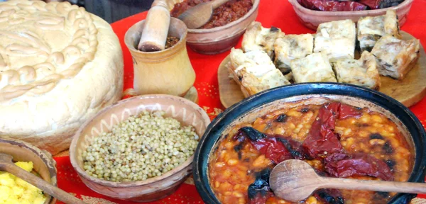 Вкусная македонская еда — стоковое фото
