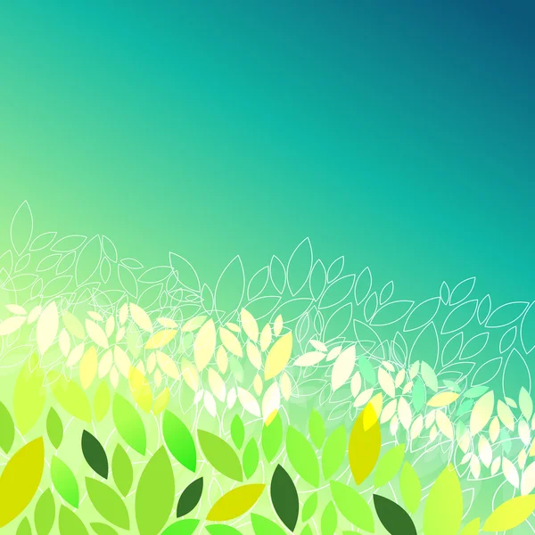 아름 다운 봄 잎 벡터 그래픽
