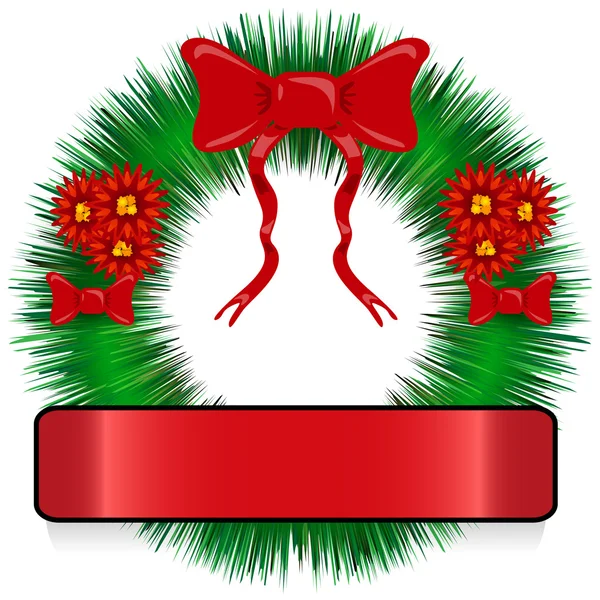 Красивий Різдва wearth — стоковий вектор