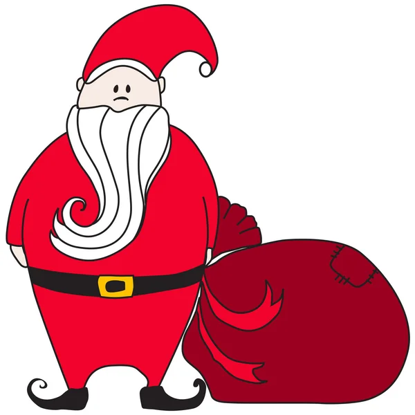可爱的圣诞老人 — Stock vektor