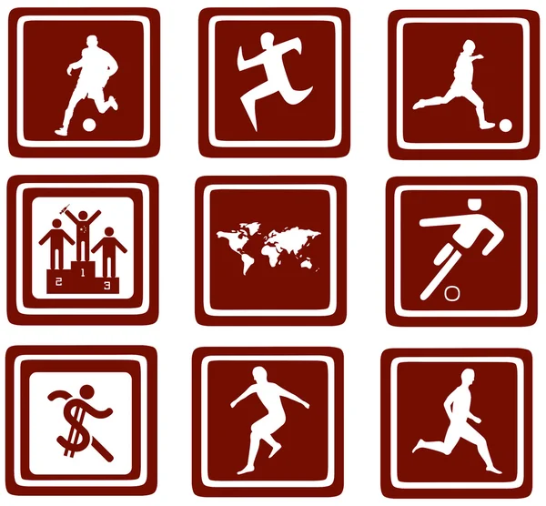 Sport pictogrammen. — Stockfoto