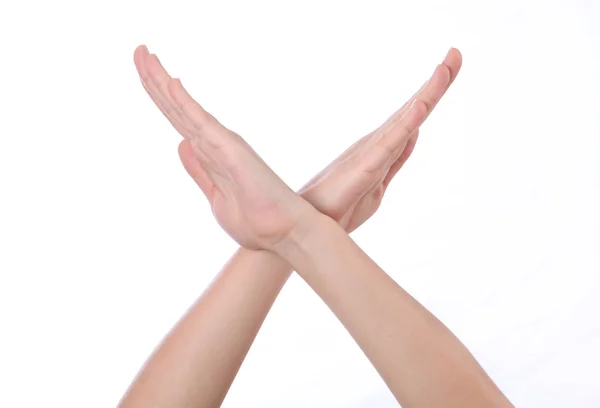 Znamení ruky — Stock fotografie