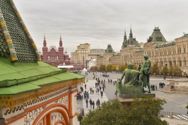 Moskova Kızıl Meydan görünümünü