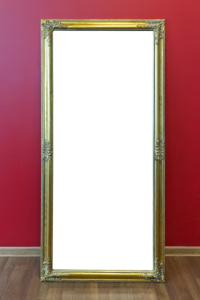 Mirror golden frame — Stock Photo, Image