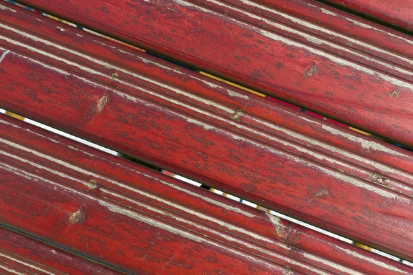 Smooth wooden red planks — Stock Photo, Image