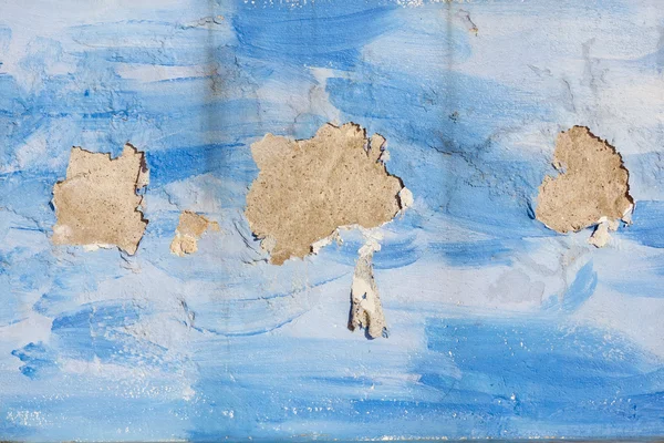 Drei kleine Inseln im Konzept des blauen Ozeans — Stockfoto