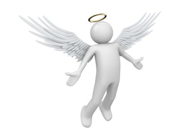 Holy guardian angel clipart