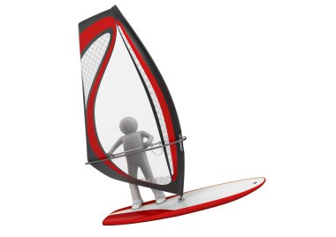 Windsurfer - Sports collection clipart