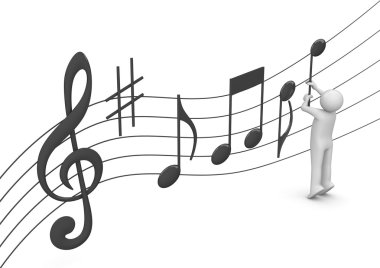 Composer - Music collection clipart