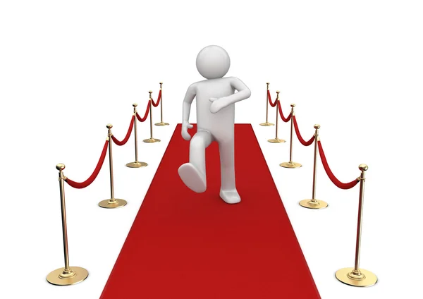 stock image Red carpet walker