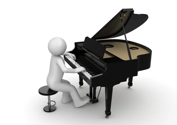 Pianista — Zdjęcie stockowe