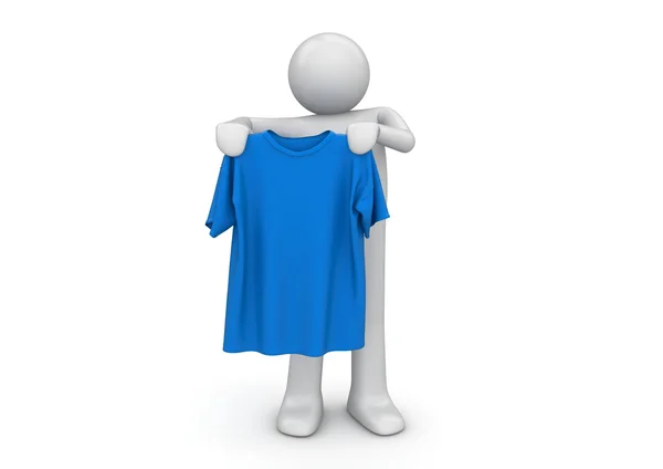 T-shirt in hands - Lifestyle collection — Stock Photo, Image