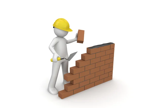 Builder - in aanbouw — Stockfoto