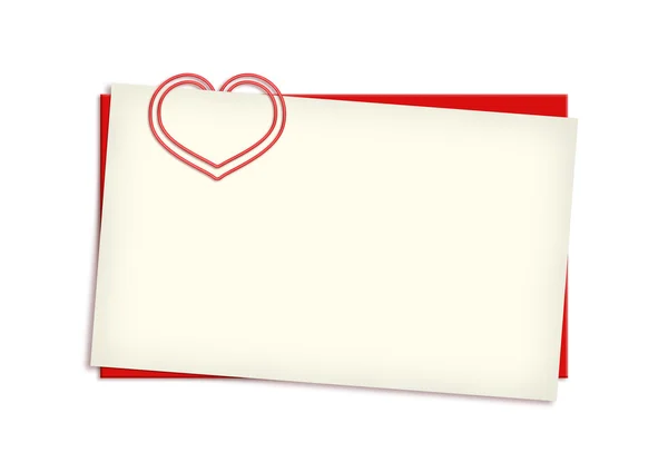 Alla hjärtans-kort copyspace (kärlek, alla hjärtans dag-serien, 3d isolerade tecken) — Stockfoto