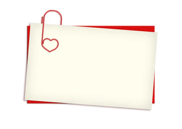 Alla hjärtans-kort med copyspace (kärlek, alla hjärtans dag-serien) — Stockfoto